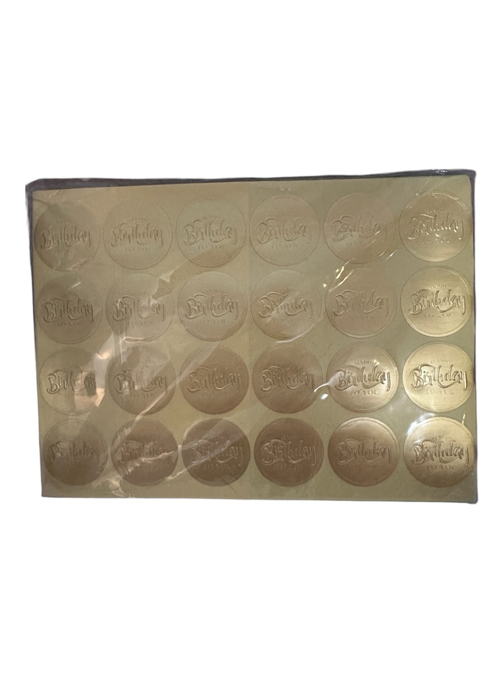 Happy Birthday Card Set 24 Assorted Cards Envelopes Gold Stickers New - Picture 4 of 10